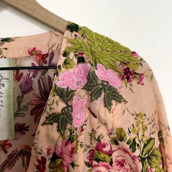 Aratta Silent Journey Softness Antique Rose Maxi Dress Womens Pink Medium - Picture 11 of 16